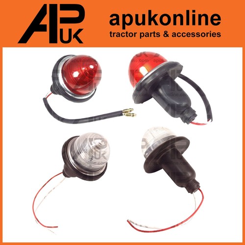 Rear red clear - red, 2x