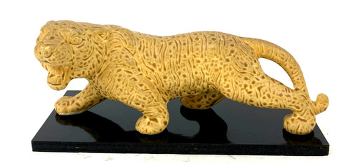 Vintage japanese ceramic tiger - ceramic,