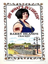 Oh What's Occurrin' Tea Towel, Gavin and Stacey, Barry Island
