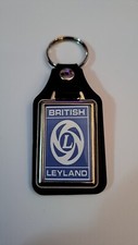 BRITISH LEYLAND FAUX LEATHER KEY RING / KEY FOB BRITISH LEYLAND CARS 