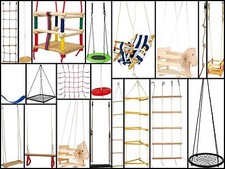 Garden outdoor toy swings rope ladders toddler swings net swing climbing wall 