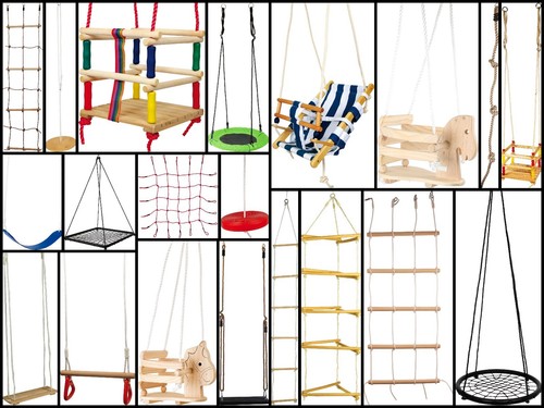 Garden outdoor toy swings rope