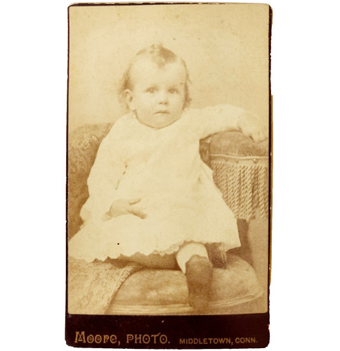 1870s cdv photograph - cdv, baby