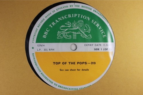 Bbc 319 transcription disc - transcription,