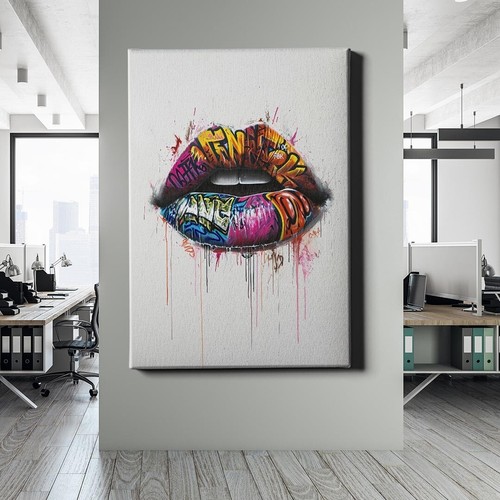 Canvas picture lip - ✅canvas,