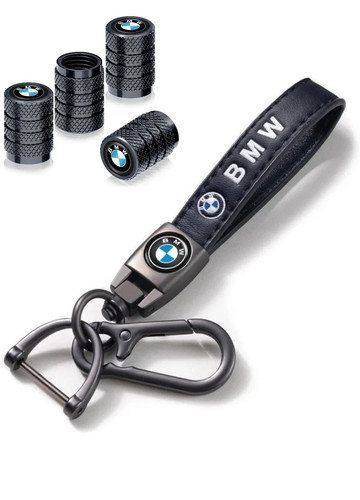 Bmw leather keyring tyre - bmw,