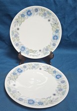 Pair of Wedgwood Clementine Salad Plates - 8  1/8 inches diameter
