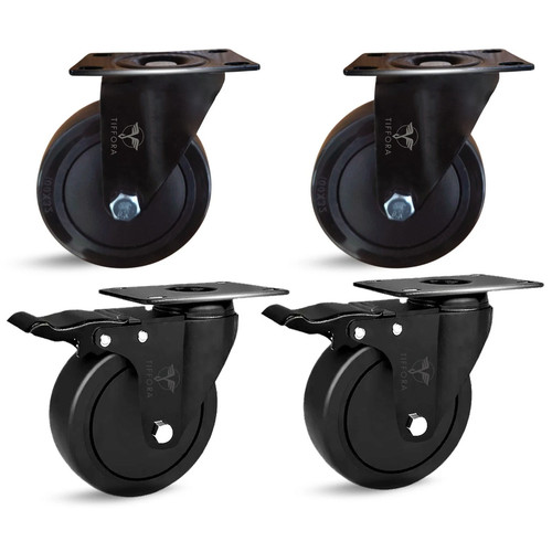 100mm heavy duty - 100mm, rubber