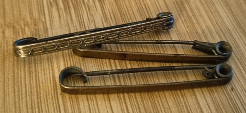 Vintage stick pin clips - vintage,