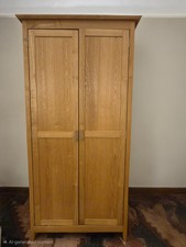 Solid Pine wardrobe 188cm tall