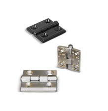 Hinges Chrome Plated or Black 30mm 40mm 50mm Cubboard Small Furniture Hinges