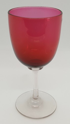 Cranberry pink glass vintage
