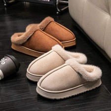 Women’s Men’s Unisex Slippers - Fluffy Thick EVA Sole Anti-Slip Indoor Slippers