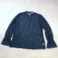 Pleione Blouse Women XL Blue