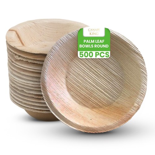Disposable palm leaf bowls - disposable,