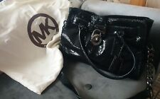 Michael Kors Black Snake Print Handbag Bag