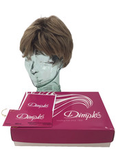 Dimples Acrylic Short Brown