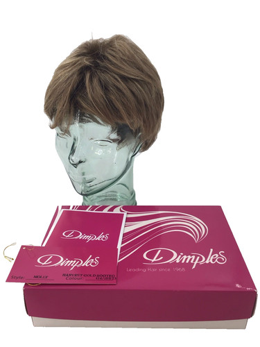 Dimples acrylic short brown - dimples,