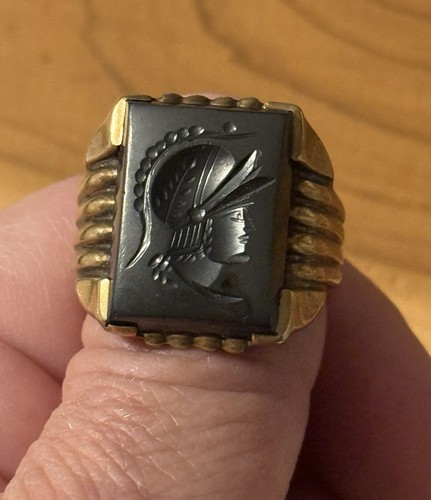 10k yellow gold ring - , 12.5