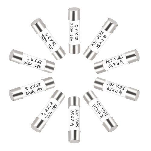 10pcs 16a 250v 6x25mm - 16a,