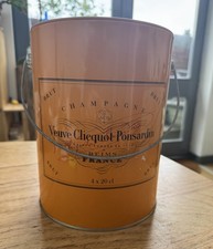Veuve Clicchampagne paint tin