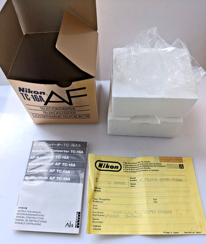 Box only nikon 16a - nikon, tc-16a