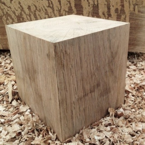 Solid oak cubes beam - oak,