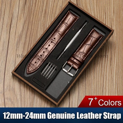 Mens genuine leather watch - mens,