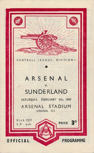 Arsenal sunderland 1948 - v, 1948/1949