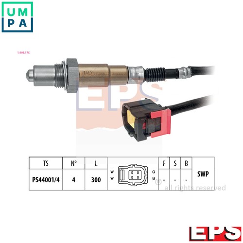 Lambda sensor 998 - 1.998.175, for