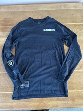 NFL Fanatics Las Vegas Raiders Oakland T-Shirt Long Sleeve Men's Small