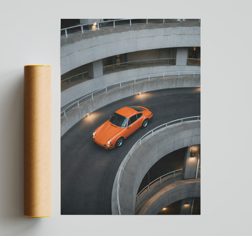 Classic car poster porsche - classic,