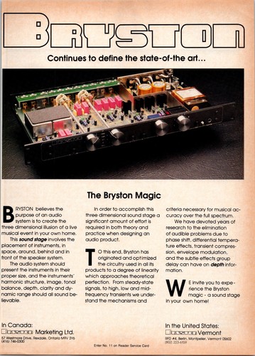 1988 bryston magic print - 1988,