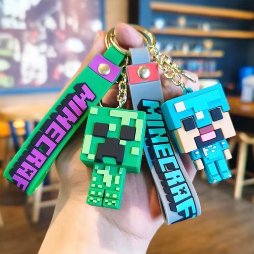 Minecraft keychain bag - minecraft, 3d