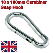 Large 10mm x 100mm Snap Hook