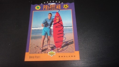 Signed david platt - david, england