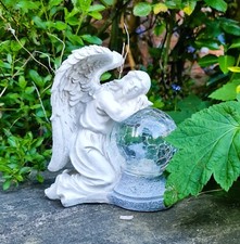 Garden Ornaments Solar Cherub