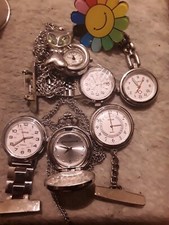 6 X Quartz Pendant/Nurse Watches    #34