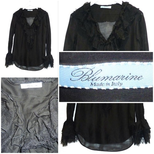 Blumarine black ruched - blumarine,