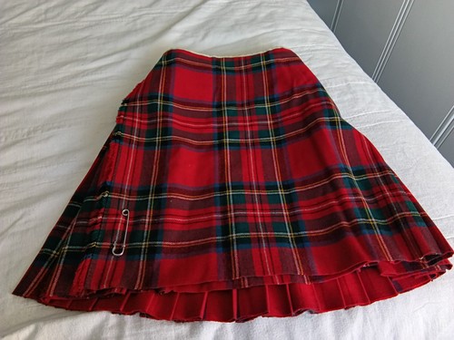 Vintage ladies kilt waist - ladies, 30"