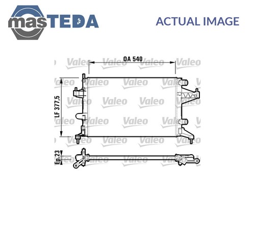 732825 engine cooling radiator - engine,