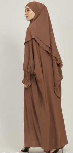 Abaya with khimar - with,