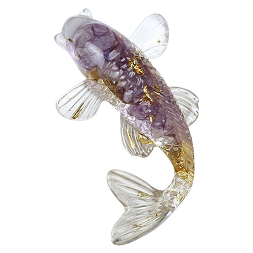 Natural crystal fish - fish, figurine
