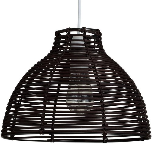 Modern brown wicker ceiling - modern,