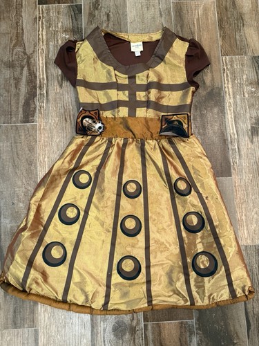 Doctor who gold dalek dress - who,