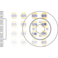2x Brake Discs Vented For