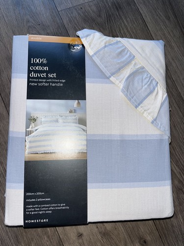 100 cotton blue white - blue,