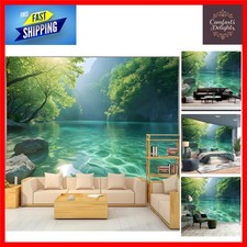 Scenic Mountain River Tapestry