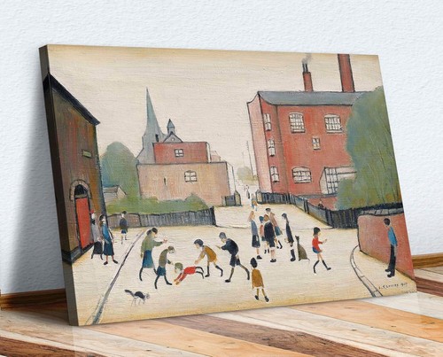 Lowry children playing - lowry,