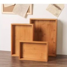 New Bamboo Wooden Rectangular